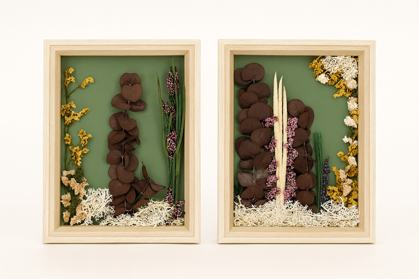 SET Floral ( 20×16×3 cm y 17×12×3 cm)