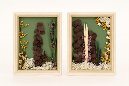 SET Floral ( 20×16×3 cm y 17×12×3 cm)