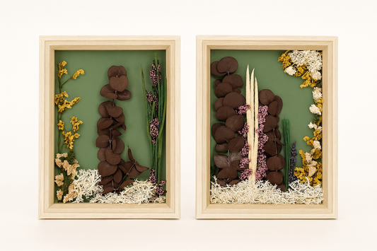 SET Floral ( 20×16×3 cm y 17×12×3 cm)